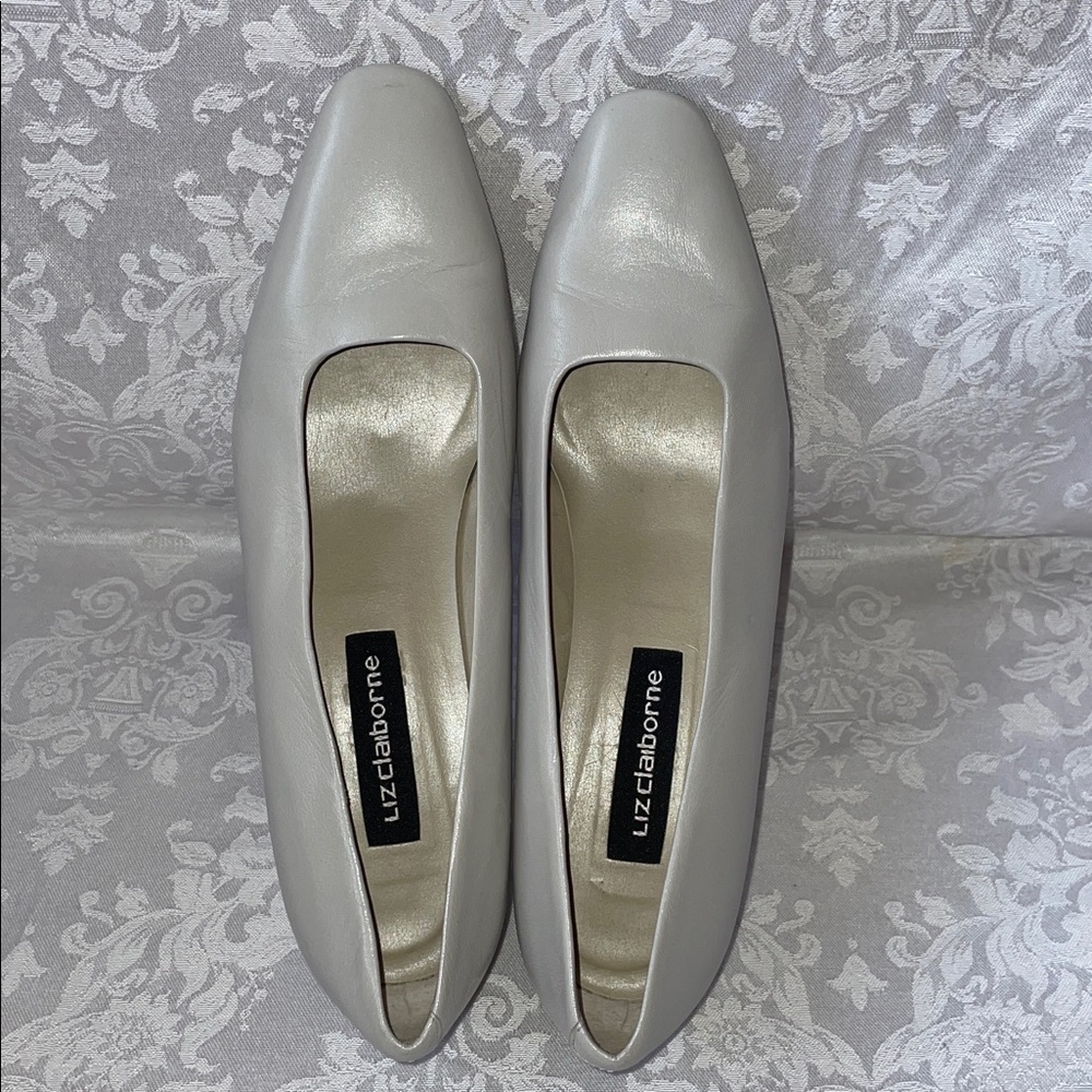Vintage Liz Claiborne Elegant Gray Heels.  Size 8.5M - Picture 4 of 7